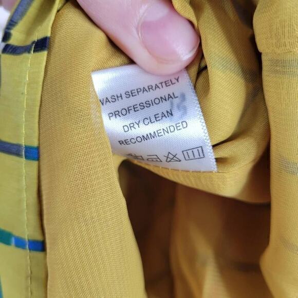 Emmelee Women's Zip Back Midi Belted Dress Size Small - Picture 8 of 8